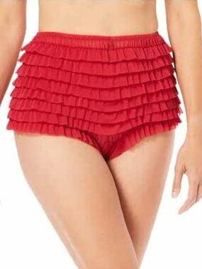 NEW Amoureuse Frilly Ruffled Bloomers / Hot Shorts / Boyshort, Size 16-18